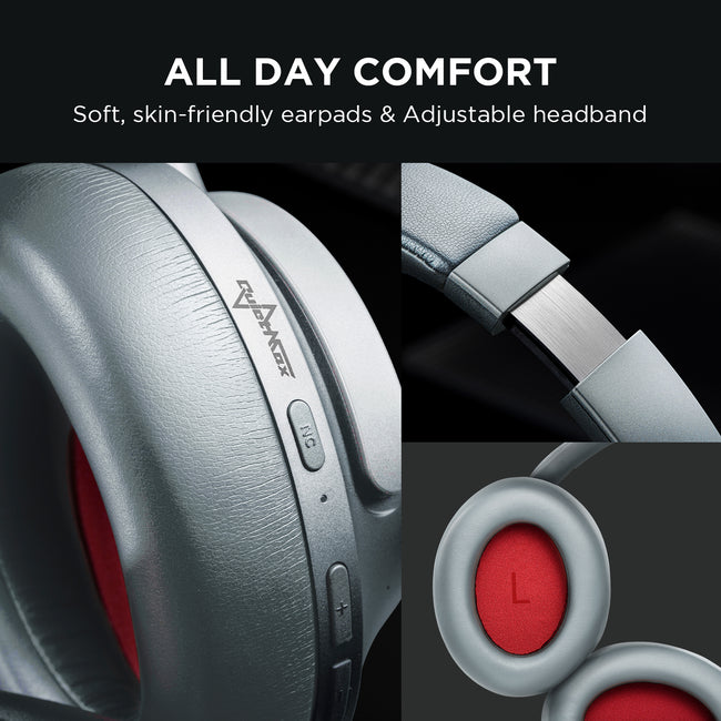 1MORE SonoFlow  Wireless Active Noise Cancelling Headphones Silver
