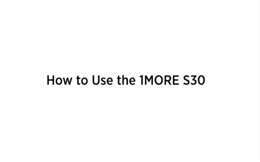 How to use 1MORE Fit SE Open Earbuds S30