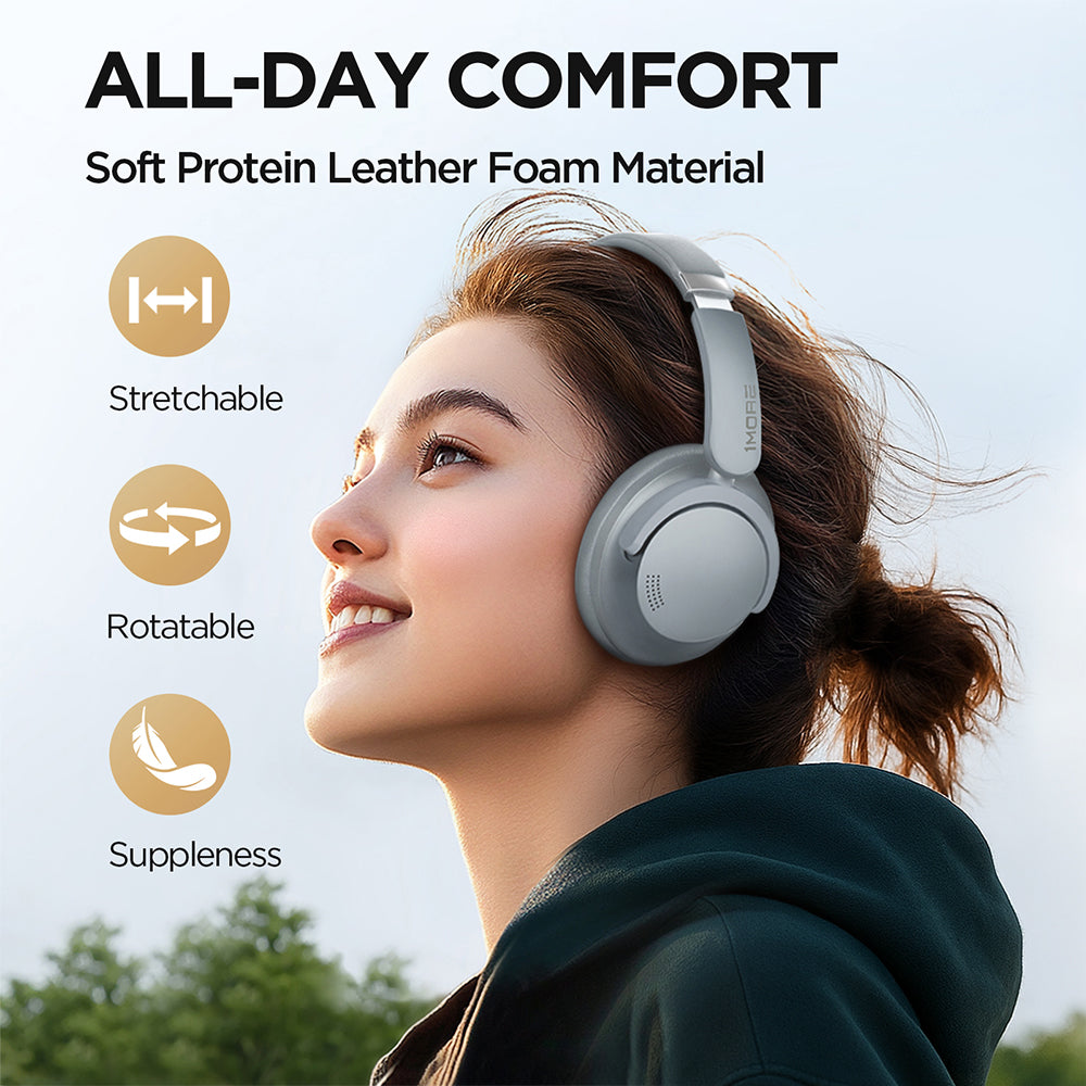 1MORE SonoFlow Pro Wireless ANC Over-Ear-Kopfhörer Silber