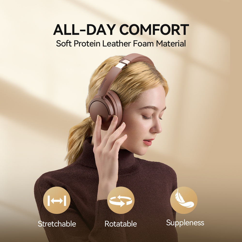 1MORE SonoFlow Pro Wireless ANC Over-Ear-Kopfhörer, Mokkabraun
