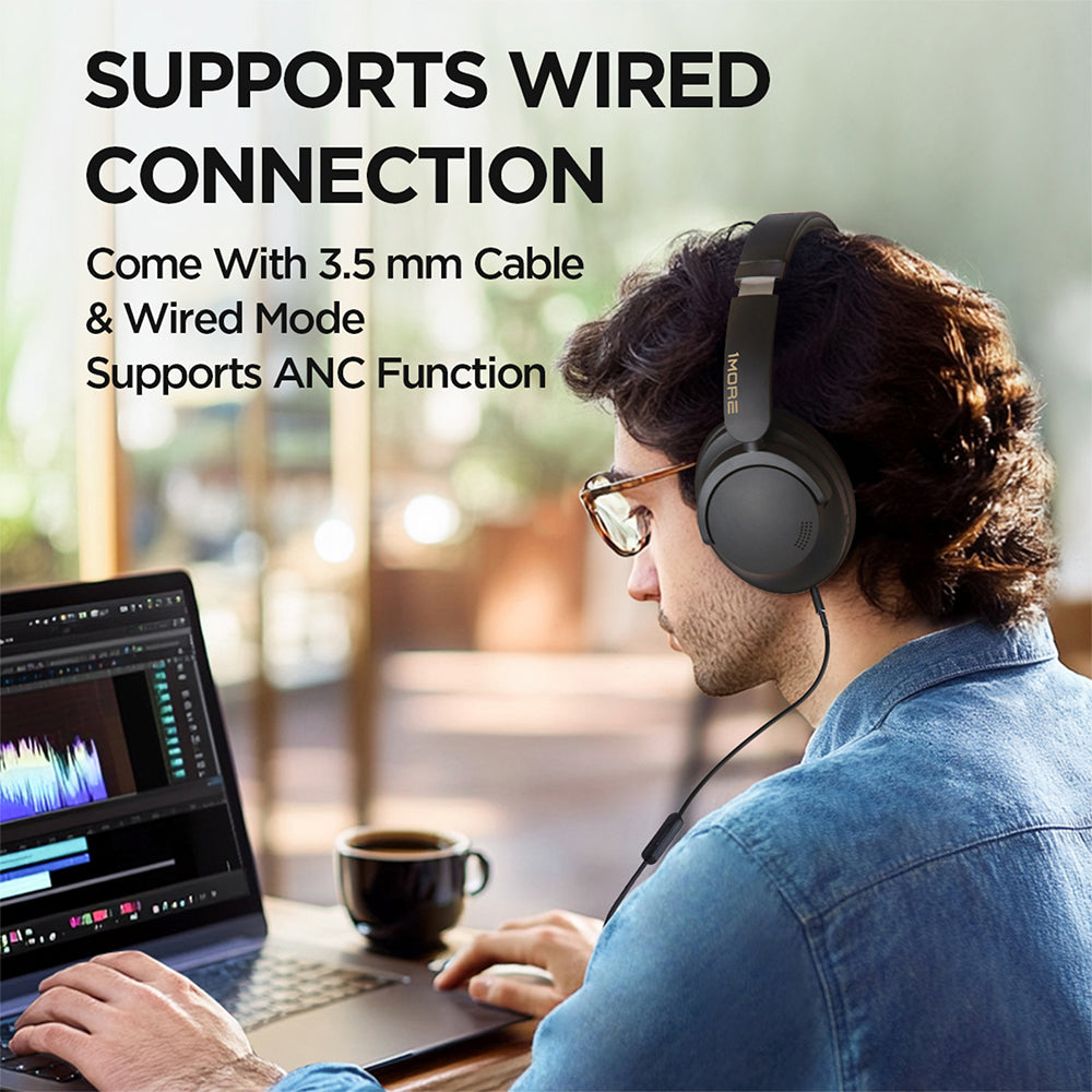 1MORE SonoFlow Pro Wireless ANC Over-Ear-Kopfhörer Mattgrau