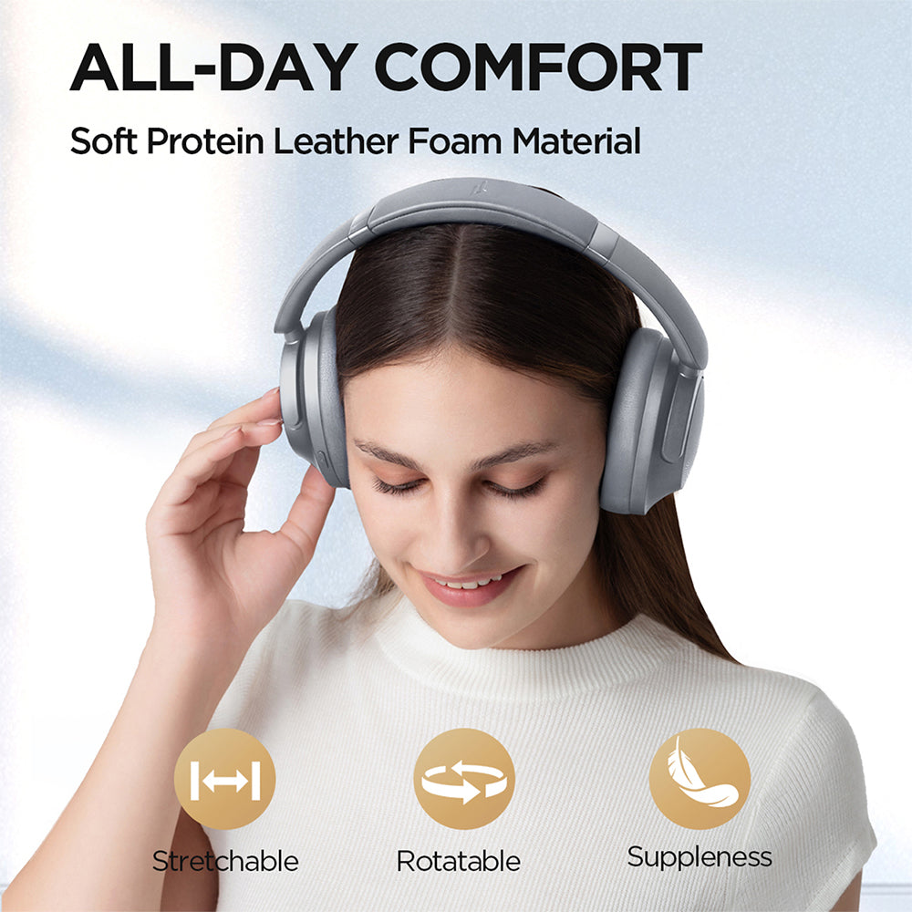 1MORE SonoFlow Pro Wireless ANC Over-Ear-Kopfhörer Silber